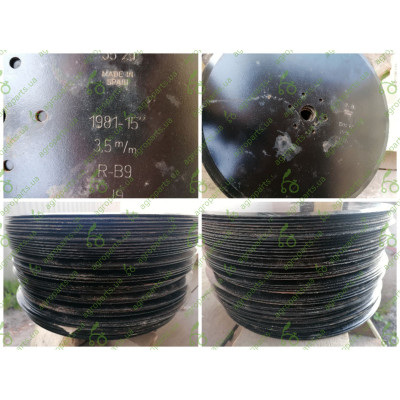 Диск сошника D381x3,5 LK72 d6.5 6отворів Bellota