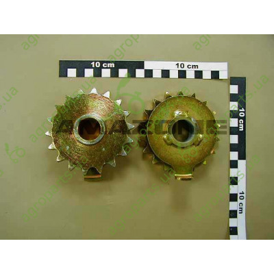 Зірочка металева з флянцем Z=18