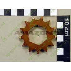 Зірочка під 6-гранний вал Z=13 t=12,7 1/2x5/16" original