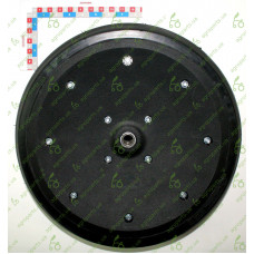Колесо в зборі 4,5"x16" (D400x110) 7073-Q/65003098 