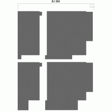Карданний вал l=1360 WW80/30-2380 KZV/AG-STI Z8x32x38 на Z6-1"-3/8 шарнір кутовий (new namber EJ679)