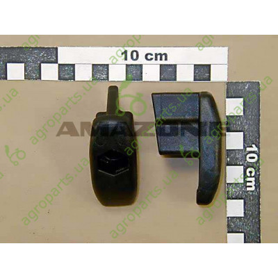 Затискач плосмасовий чорний PA6+30 GF SCH