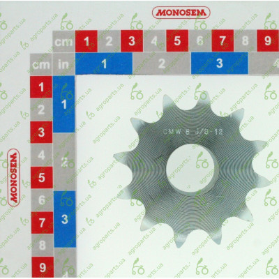 Зірочка металева Z=12 t=15,875 5/8" 4044/10125058