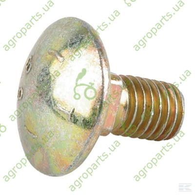 Гвинт з напівкруглою головкою M8x16 8.8 DIN603