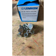 Гвинт + гайка M12x50 8,8 MU 8 DIN608