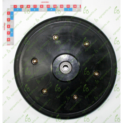 Колесо в зборі 1"x12" (300x25d17) 7074-B/7074-C/10210026/65003005