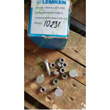 Гвинт + гайка M12x55b20 12.9 MU 10 DIN608 Zn (пачка 25шт)