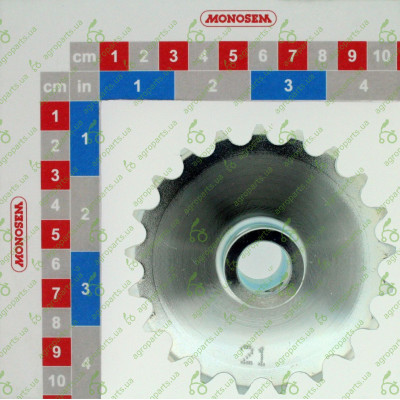 Зірочка металева Z=21 приводу висівного апарату NG+ 7112/10125030 LD.