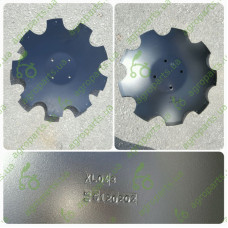 Диск борони зубчатий D460x4 LK120 4xD10,5 opall-agri (made in czech republic)