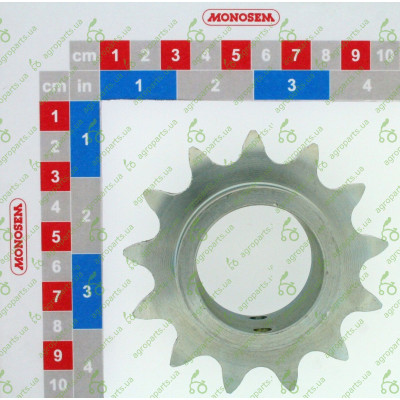 Зірочка металева Z=13 t=12,7 D40 привідна від колеса Veng.