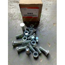 Гвинт з вусиками + гайка M12x35 12,9 2N