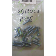 ГВИНТ 6-ГР. M6x25 8.8 DIN933 Zn