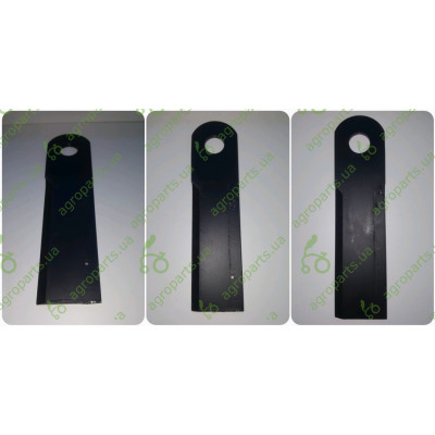 Ніж подрібнювача з наплавкой 60x6x240 D25,5 TL
