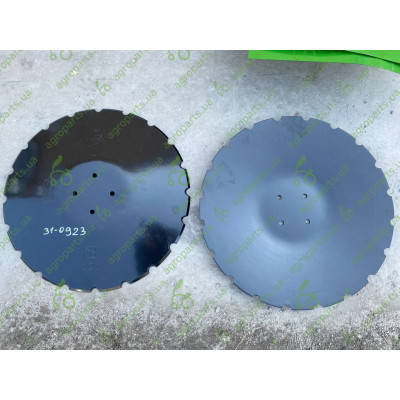 Диск борони зубчатий D510x5 LK98 4xd12,5 з мілкими вирізами Industriehof