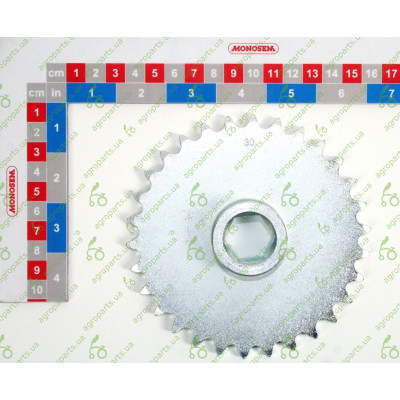 Зірочка під 6-гранний вал Z=30 t=12,7 1/2x5/16" вал 7/8 GA5114/10992187