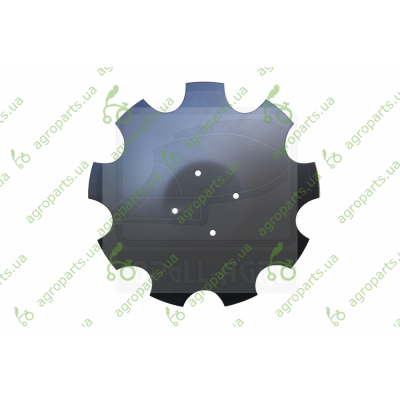 Диск борони зубчатий D460x4 LK110 4xD10,5 opall-agri (made in czech republic)