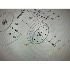 Колесо опорне глибини в зборі 4,5"x16" Horsch
