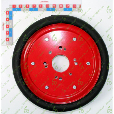 Колесо в зборі 280x65 percee 6trous plan S1430A