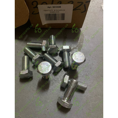 ГВИНТ 6-ГР. M12LHx30 8.8 DIN933-A Zn