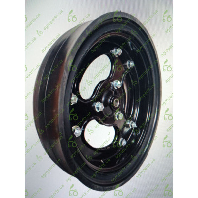 Колесо в зборі 4,5"x16" з 3-ма вирізами (D405x114) Veles