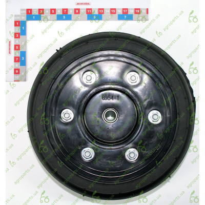 Колесо в зборі 4"x10,5" (260x100mm) Farmflex 6954/65003045