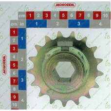 Зірочка під 6-гранний вал Z=17 t=15,875 5/8" 5150-17/66004145/65009573 LD.
