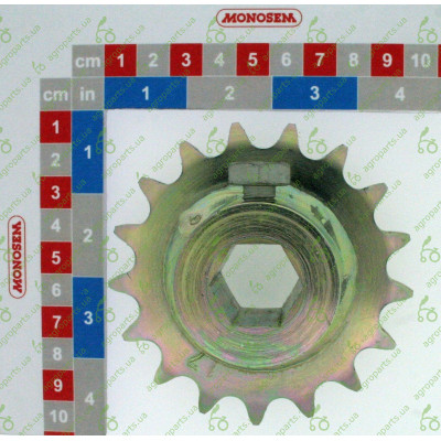Зірочка під 6-гранний вал Z=17 t=15,875 5/8" 5150-17/66004145/65009573 LD.