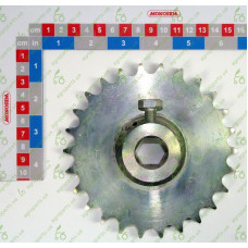 Зірочка під 6-гранний вал Z=26 t=15,875 5/8" 5150-26/66004149/65009577 LD.