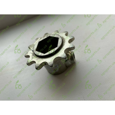 Зірочка під 6-гранний вал Z=12 t=12,7 1/2x5/16" вал 7/8 9555/65016076 original