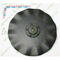 Диск прорізний колтер в зборі з ступицею D360 LK80 65033053/65233053