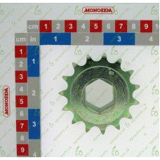 Зірочка під 6-гранний вал Z=15 t=19,05 66004489/65036044 LD.