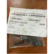 Шпилька m 8 p.1.5 / p.1 x 25