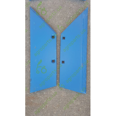Леміш основний з наплавкою 2отвори лівий 495х300х11 opall-agri (made in czech republic)