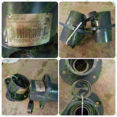 Підшипник в корпусі похилої камери верхнього валу D45 Agri Parts