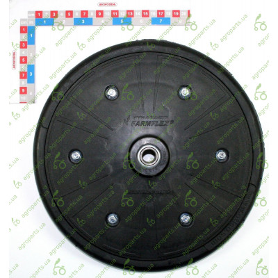 Колесо в зборі 1"x12"-1/2 (310x25d17) Farmflex 7074-B/7074-C/10210026/65003005