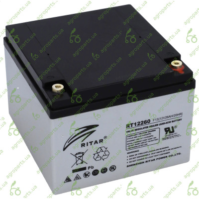 Акумуляторна батарея RITAR RT12260 12V 26.0AH