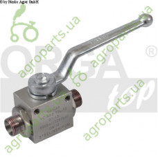 Кран гідравлічний на 2 виходи M18x1,5 12L-10 500bar/7250psi DN10 ValCon