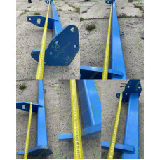 Балка кріплення котка 80x3410 2xD400-350 KA9 R LD.