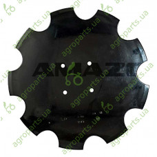 Диск борони зубчатий D460x4 LK120 4xD10,5