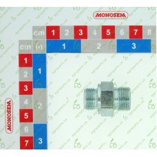 Перехідник металевий гідравлічний M12x17/M18x1,5 4596-A/10183054